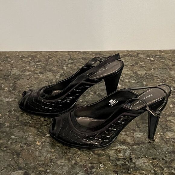Pierre Dumas Women’s Black Heels, size 10M - Picture 3 of 4